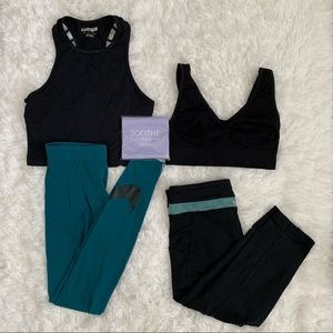 Women’s workout bundle tops and leggings set
